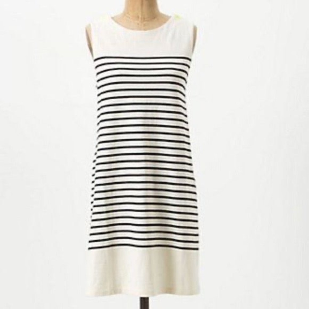 ANTHROPOLOGIE Allihop Sailor-Striped Classic Dress